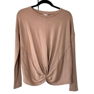 Like New Banana Republic Nutmeg Twist Top